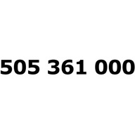 505 361 000 T-MOBILE ZŁOTY NUMER TELEFONU STARTER NA KARTĘ SIM NR TMOBILE