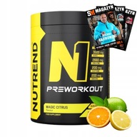 NUTREND N1 PRE WORKOUT PRZEDTRENINGÓWKA POMPA 510g MIĘŚNIE BICEPS TRENING