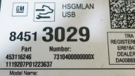 Opel Astra V K module control unit radia navigation devices 39042514 84513029