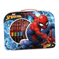 Umelecký set s kufríkom pastelky Spiderman