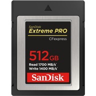 Karta pamięci SanDisk Exterme Pro Type B CFexpress 512GB (1700/1400)