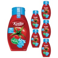 Ketchup łagodny Kotlin 60% mniej kalorii 6x450g