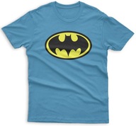 KOSZULKA T-SHIRT DZIECIĘCA NIEBIESKA [3XS] 92cm BATMAN MODNE WZORY