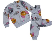 Kids Club piżamka komplet 92-98 2-3 lat Tom i Jerry bawełna piżamka