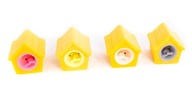 Játék Squishy Fészek Anti-stressz egér a házikóban Különböző színek
