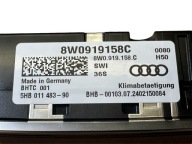 AUDI A4 A5 8W B9 Unite commande clima 8W0919158C