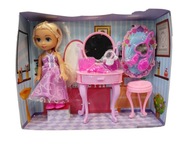MINIDOLLS bábika s toaletným stolíkom a doplnkami