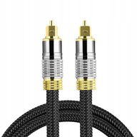 3m Przewód Kabel Optyczny Toslink Audio SPDIF Wzmocniony Oplot Surround