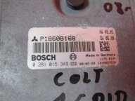 MITSUBISHI COLT Z30 04-09 1.5 computer P1860B168 0281015349