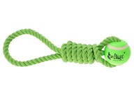 Dingo Hračka pre psa Tenisová lopta s rukoväťou Fresh 6,2x41cm zelená