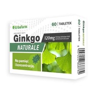 Suplement diety ErbaFarm Ginkgo Naturale miłorząb japoński tabletki 60 szt.