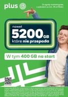 Plus internet na kartę Nawet 5200GB na lata w tym nawet 400GB na start