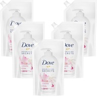 Dove Glowing Ritual tekuté mydlo náhradná sada x5