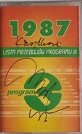LISTA PRZEBOJÓW PROGRAMU III 1987, (AUTOGRAF) MC