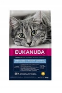 EUKANUBA Cat Sterilised Weight Control karma dla kotów z nadwagą 10 kg