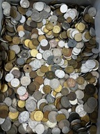 Świat , totalny mix monet obiegowych, 1 kilogram