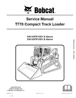 Servisná príručka BobCat T770 Kompaktný pásový nakladač