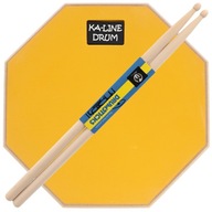 Tréningový bicí pad PPM300 8 Žltý Paličky 5A SET