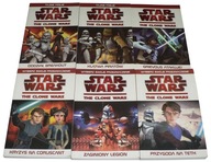 Star Wars The Clone Wars x6 - 3 książki + 3 gry