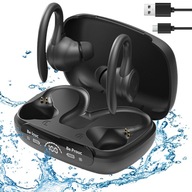 SŁUCHAWKI SPORTOWBE BLUETOOTH 5.3 WISZĄCE HIFI Z CYFROWYM LED NA MOC