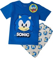 Piżama chłopięca Sonic krótki rękaw piżamka 98 cm