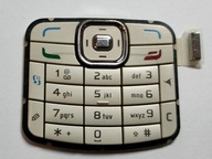 Oryginalna Używana klawiatura Nokia N70 perłowa