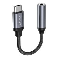 ODPORNY KABEL PRZEJŚCIÓWKA AUDIO ŻEŃSKI AUX MINI JACK 3.5MM / TYPE-C USB-C