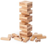 Drevená arkádová hra Veža kocky s číslami