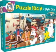 BYLI SOBIE PODRÓŻNICY - PUZZLE 104 elementy +DVD