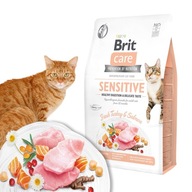 BRIT CARE CAT GRAIN-FREE SENSITIVE KARMA Z INDYKIEM DLA DOROSŁYCH KOTÓW 2KG