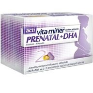 Acti Vita-miner Prenatal DHA vitamíny tehotenstvo 30+30x