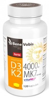 BENE VOBIS Vitamín D3 4000 + K2 Mk7 ODOLNOSŤ