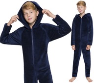 PIŻAMA CHŁOPIĘCY KOMBINEZON KAPTUR ONESIE 152