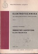 Miernictwo elektryczne Elektronika Elektrotechnika Gonerski Starczak