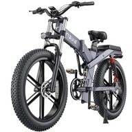 Elektrobicykel ENGWE X26 48V 19.2AH Single Battery koleso 26" sivý 1000W