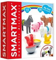 Magnetické kocky pre deti SmartMax My First Farm Animals IUVI Games