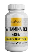 WITAMINA D3 4000IU 100mcg + PREBIOTYK 120 kapsułek