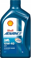 Polosyntetický motorový olej Shell Advance AX7 1 l 10W-40