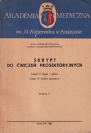 Skrypt do ćwiczeń prosektoryjnych sekcja zwłok