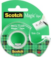 Scotch Magic taśma samoprzylepna matowa na podajniku 19mm x 7,6m