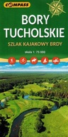 BORY TUCHOLSKIE - SZLAK KAJAKOWY BRDY MAPA TURYSTYCZNA 2024 COMPASS