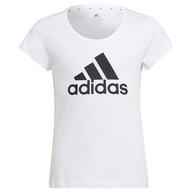 ADIDAS BIG LOGO TEE JR GIRLS (134) Koszulka Dziecięce Biały