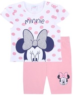 Bielo-marhuľový dojčenský set Minnie Mouse
