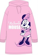 BLUZA DZIEWCZĘCA DŁUGA SUKIENKA KAPTUR DISNEY MYSZKA MINNIE - 122/128