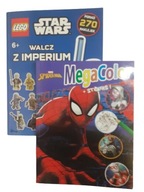 KOLOROWANKA + 295 NAKLEJEK Marvel SPIDER-MAN MegaColor + druga LEGO Gratis