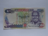 [B3732] Zambia 100 kwacha 1991 r. UNC