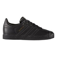 Buty dziecięce trampki sportowe adidas Gazelle BY9165 skórzane czarne 33