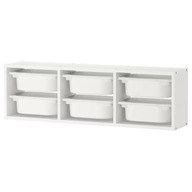 IKEA TROFAST Nástenná skrinka biela 99x21x30 cm