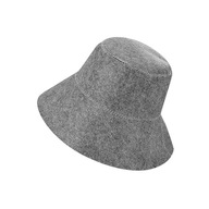Klobúk do sauny Plstený klobúk na ochranu hlavy Čiapka do sauny šedá