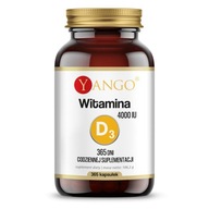 YANGO Vitamín D3 4000 IU na 365 dní (365 kaps.)